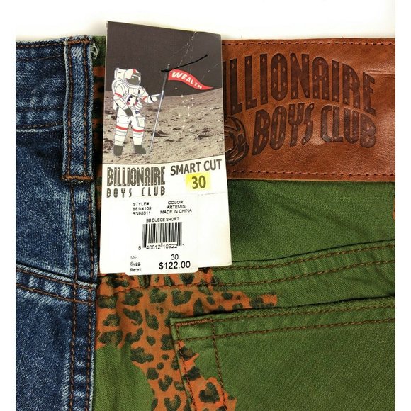 🛑SOLD🛑 Billionaire Boys Club BB Deuce 50/50 Denim Shorts - Picture 9 of 9